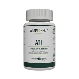 Adaptoheal Cpsulas de Crcuma - Apoyo Articular y Salud General - Suplemento Alimenticio con Ua de Gato y Romero - 100 Natural, sin Gluten, sin OMG y  