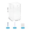 QUARKZMAN Disposable Coffee Cup Dispenser, 1 Compartment Clear Acrylic Paper