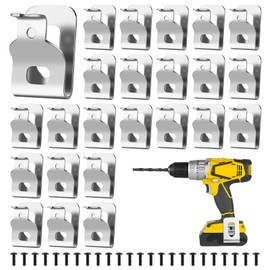 Tophoniex Belt Clips for Dewalt 24PCS 304 Stainless Steel Drill Clips Replacement Belt Hook Clip for Dewalt N268241 Fit for 20V MAX Tools DCD980 DCD985 DCD980L2 DCD985L2