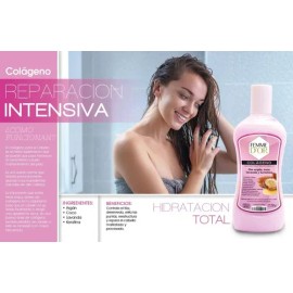 Shampoo Argán 1lt 10pz + 2pz Colágeno 250ml Femme D'or