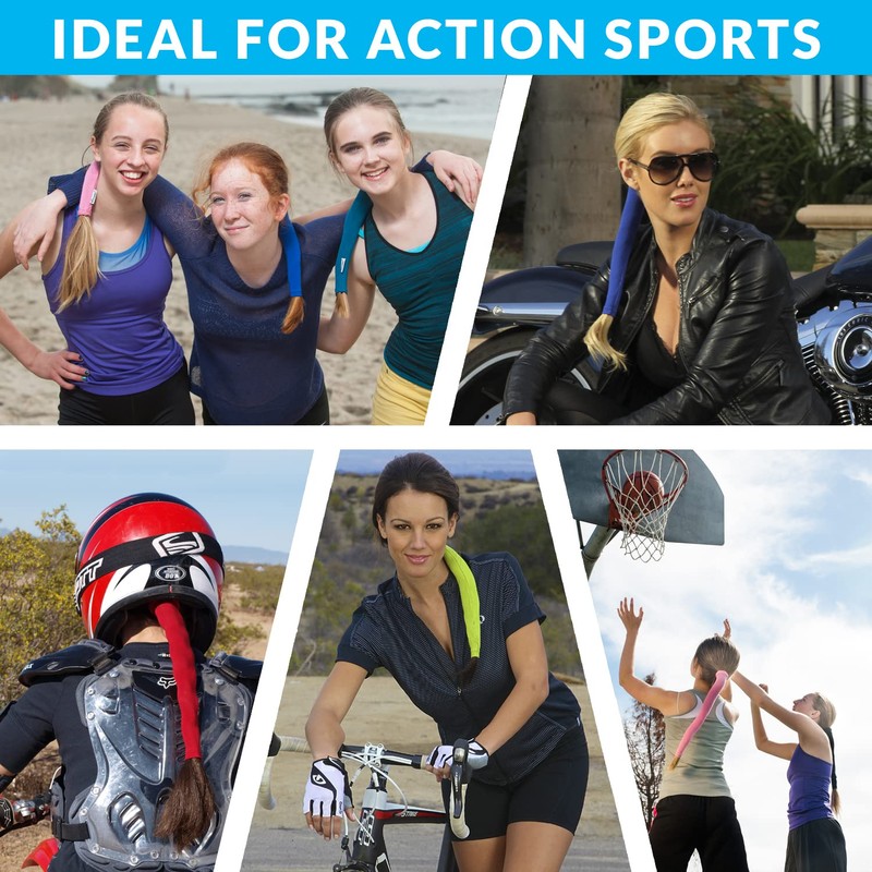 Wrapter Sports & Motorcycle Ponytail Wrap (Pink)