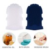 Coheali Guantes Silicona Baño Cepillos Masaje Hombres Mujeres Color Azar