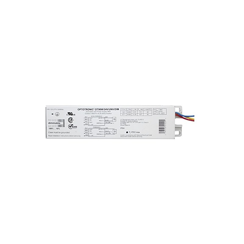 LEDVANCE OSRAM Constant Voltage 96W 24Vdc Dimmable LED Power Supply,