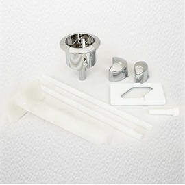 Thomas Dudley Niagara Dual Flush Chrome Toilet Push Button 314318, Multi-Colour