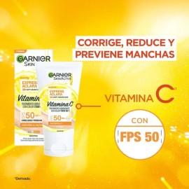 Garnier BB Cream Todo-en-1 tono claro FPS50  vitamina C ilumina y protege                                                                             