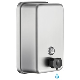 Commercial Wall Mounted Soap Dispenser - Stainless Steel Bathroom Wall Soap Dispenser - Anti-Leak Pump and Corrosion Resistant Hand Soap Dispenser,1100ML