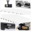 12pcs Electrostatic Windshield Dashcam Stickers,Electrostatic Stickers for Dash Cam,Car Membrane,
