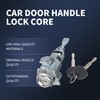 Left Driver Door Lock Cylinder 2 Keys, Compatible with 2014-2018