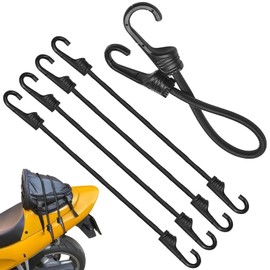 Colorich 5 Stück Spanngummi mit Haken 30 cm, Expander mit Haken, Gummispanner mit Haken, Spannseile Planenspanner Gummiband mit Haken für Banner, Plakate, Zelte