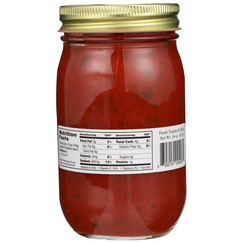 Michaels Of Bro, Michaels Tomato Basil Sauce, 16 Ounce