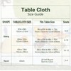 Vnituasr 2 Pack White Tablecloths Rectangle, 60 x 102 Inch