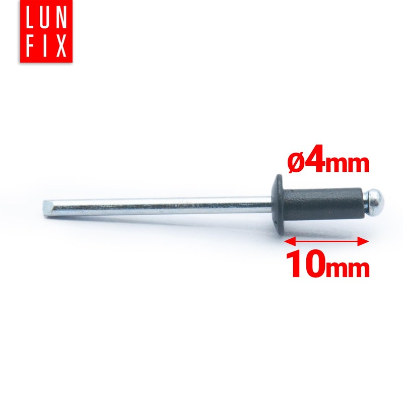 LUN FIX Blind Rivets 4 x 10 mm Pack of