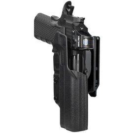OWB Quick Release IDPA Holster fits Stealth Arms 1911 Platypus (Right-Hand Draw, Black)
