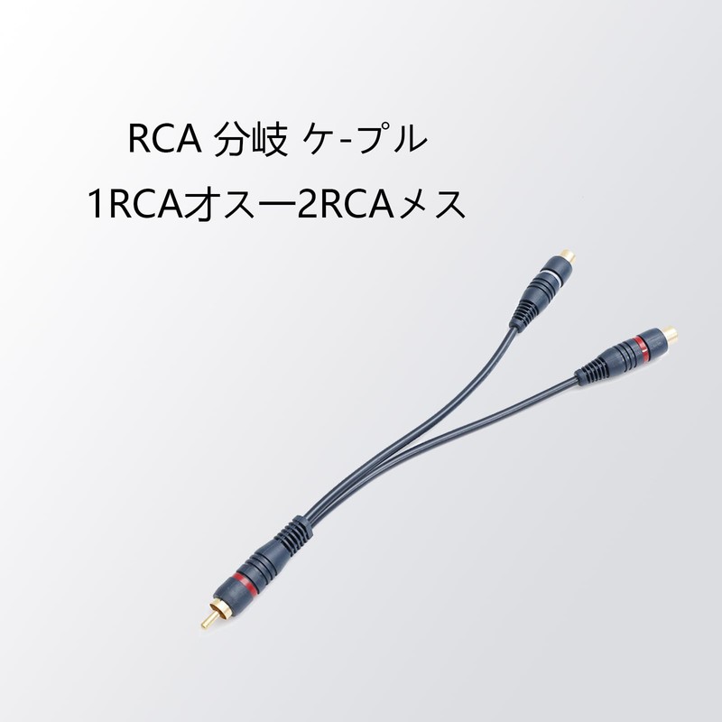 RCA Male to 2RCA Female Video Audio Y Type RCA