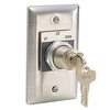 Draper 3-Position Key Control Switch KS-3 (Silver, Key, Manual)