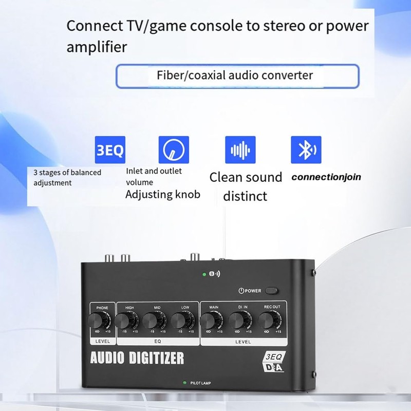 Peakloong Digital to Analog Audio Decoder Amplifier Optical Coaxial to