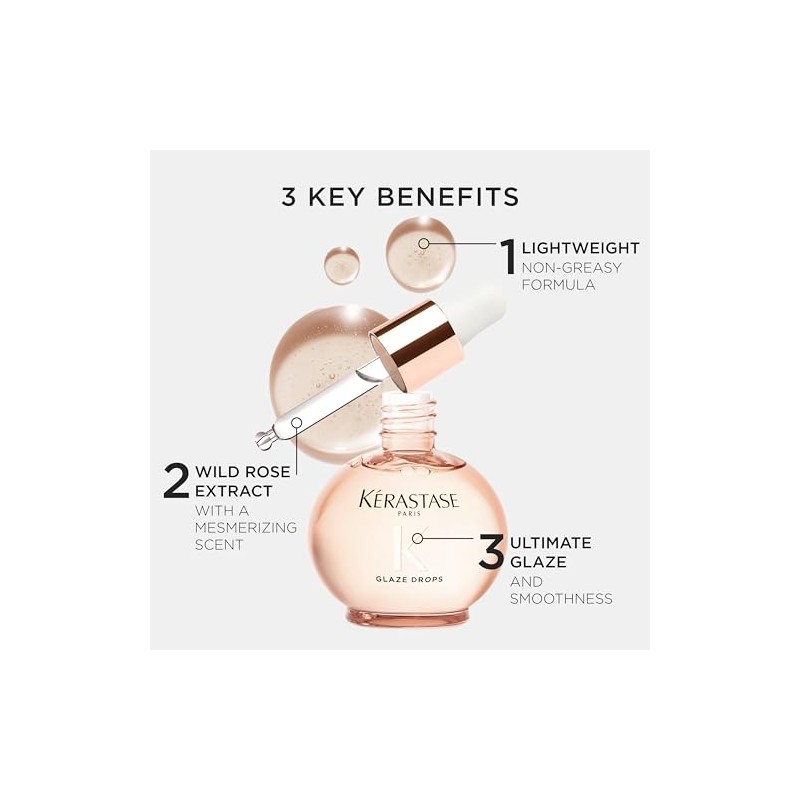Kérastase Gloss Absolu Glaze Drops para Brillo y Frizz 45
