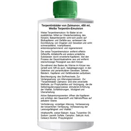 Zalmanov Turpentine Baths 450ml White Turpentine Emulsion