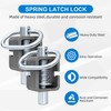 (2 Pack) Trailer Gate Latch,Spring Loaded Latch,5/8" Heavy-Duty Weld-On Spring