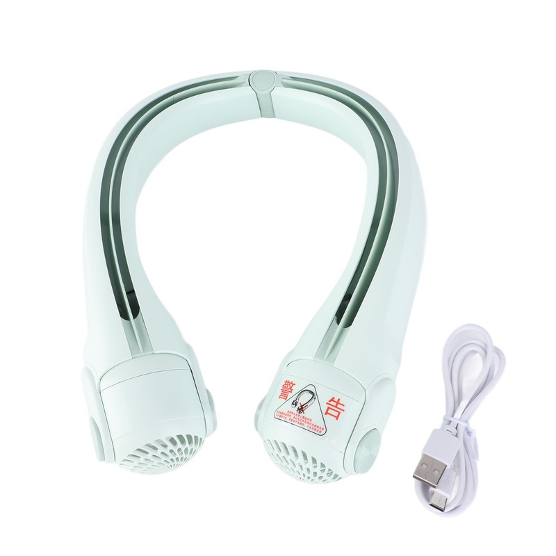 Leafless Neck Fan USB Portable Wind Outdoor Sports Silent Hanging