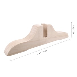 Luxshiny Folding Room Divider Stand 2pcs Wood Privacy Screen Stand Panel Feet Partition Base Support Fence Base Anti- tipping Border Freestanding Expanding Fixing Tool