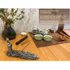 MFunke Buddha Incense Holder with 30 Incense Sticks for Aromatherapy