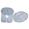 Mikinona Waterproof Barber Cape Hairdressing Cloak for Home Haircut Polyester