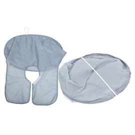 Mikinona Waterproof Barber Cape Hairdressing Cloak for Home Haircut Polyester Hair Cutting Apron