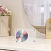 TEHAUX Acrylic CD Holder Stand, Clear Photocard Display Holder Album