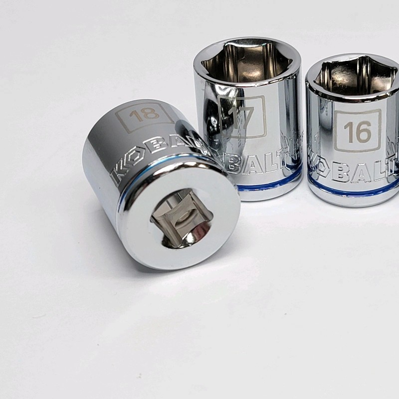 KOBALT TOOLS NEW - 9 PC KOBALT 3/8 INCH DRIVE