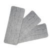 MASTERTOP 3 Pcs Microfiber Mop Pads Reusable, Washable Mop Pads