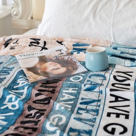 Gifts for Girlfriend to My Girlfriend Blanket Romantic I Love You Gifts for Her Cute Anniversary Birthday Christmas Valentines Mothers Day Presents from Boyfriend Soft Throw Blankets 40"x50"