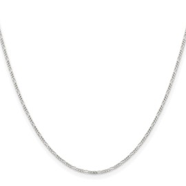 FJC Finejewelers Sterling Silver Figaro Chain 18 Inches x 1.2 mm