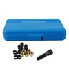 Spark Plug Rethread Kit, 16Pcs Auto Maintenance Tools M14x1.25 Spark