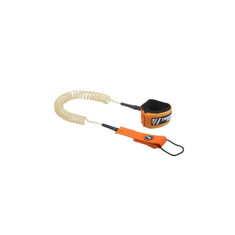 THURSO SURF Premium Stainless Steel Coiled Leash 10 ft –