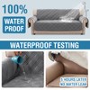 H.VERSAILTEX 100% Waterproof Couch Covers for 3 Cushion Couch Sofa