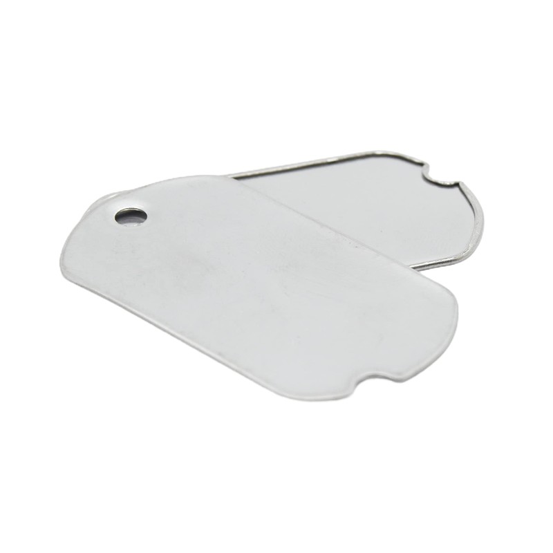 WW2 Dog Tags Blanks - pre 1965 Exact Replica -