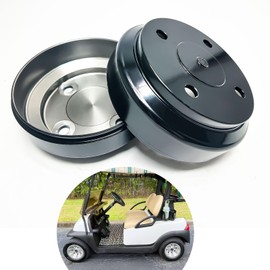 LOSTAR Golf Cart Brake Drum Hub Assembly for Club Car, Rear Brake Hub Compatible with 1995-up DS 2004-up Precedent Gas & Electric Replaces 101791101-2Pack