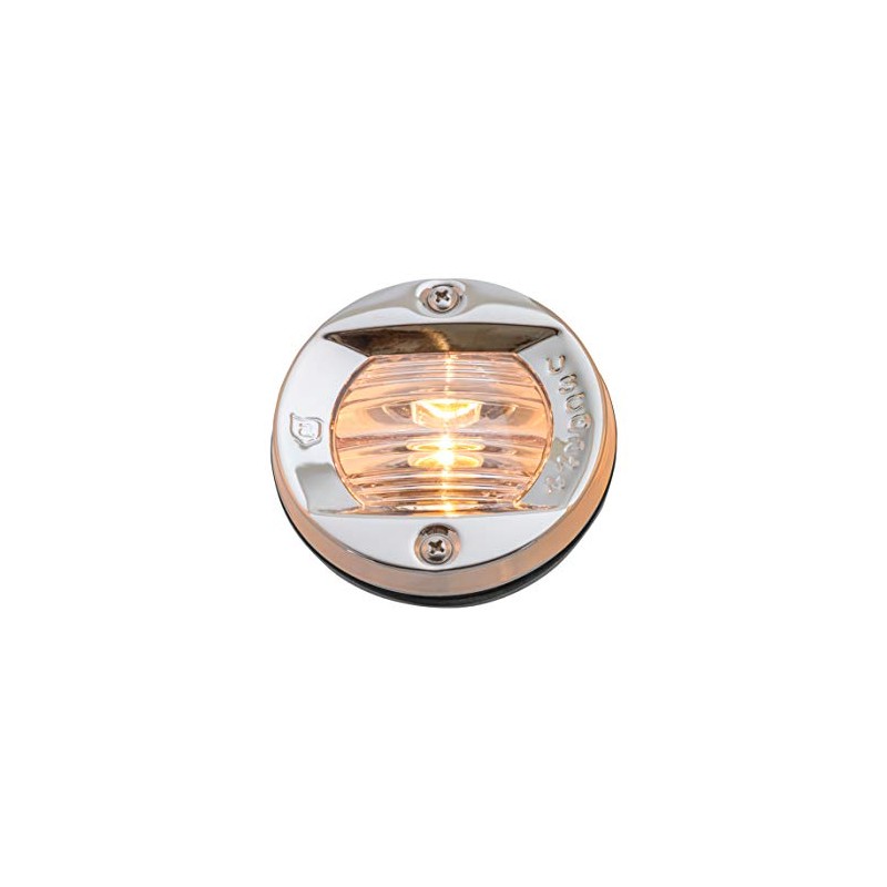 attwood 6356D7 Round Incandescent Marine Boat 3-Inch Flush Transom Light