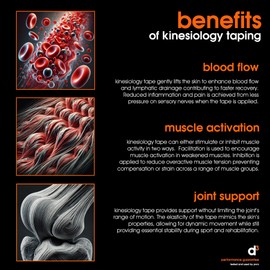 d3 K35 Extra Long Kinesiology Tape 50mm x 35m (White) Latex-Free Hypoallergenic Ankle, Knee, Shoulder, Elbow Kinetic Physio Sports Medical Muscle Injury Strapping Support