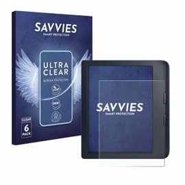 Savvies 6 Pack Screen Protector compatible with Kobo Libra 2 Protection Film Clear