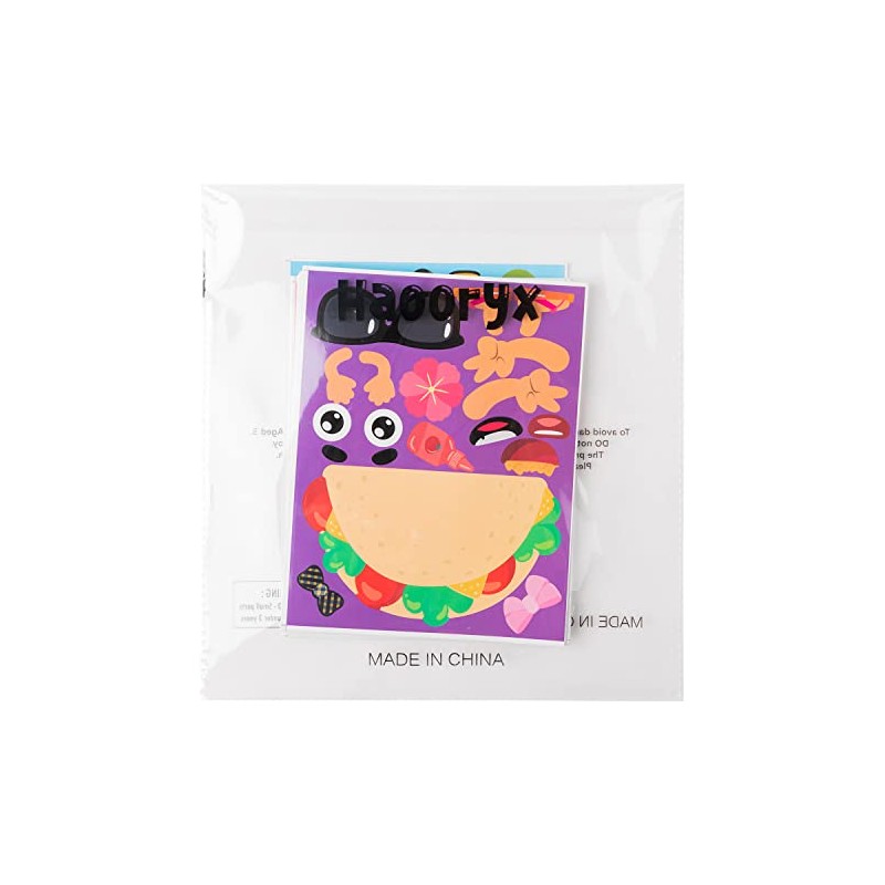 Haooryx 36Pcs Make Your Own Fiesta Stickers Sheet, Make a