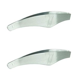 Gravidus Set of 2 Stainless Steel Fish Bone Tongs