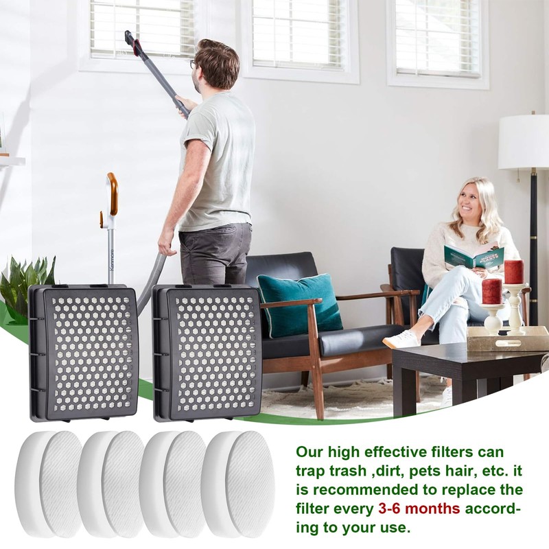 K4010 Filter Replacement for Kenmore DU2015,DU2012,K4010 Series Bagless Upright Vacuum