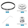 sourcing map Timing Belt Pulley 20 & 80 Teeth 8