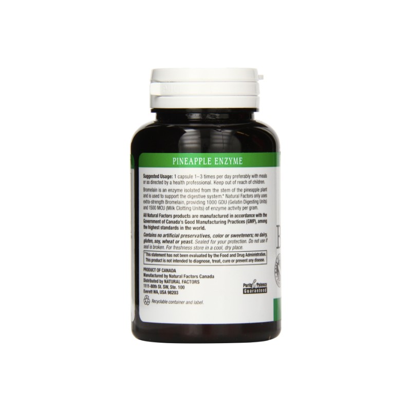 Natural Factors Bromelain 500 mg 90 caps