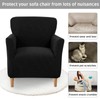 Wsetyy Armchair Covers Banquet Slipcovers, Armchair Slipcovers Non-Slip, Stretch Arm
