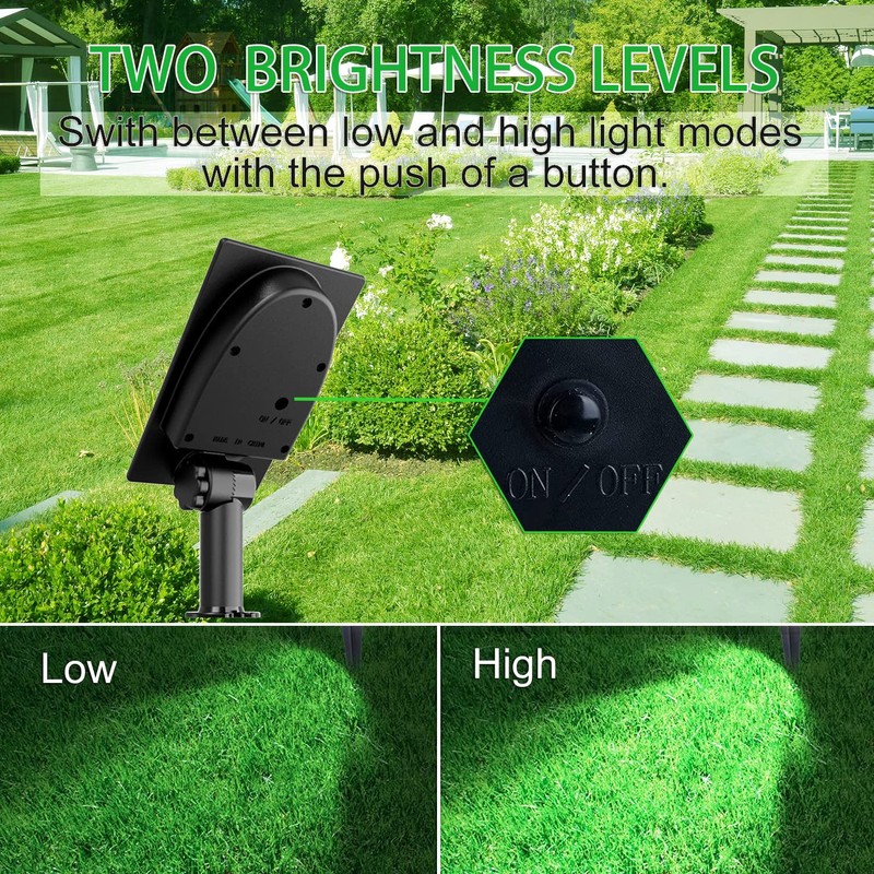 Solar Powered LED Spot Light, T-SUNUS 2 in 1 Installation