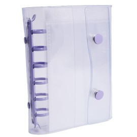 A7 Transparent Color PVC Binder Notebook Refillable Photo Album Sticker Card Storage