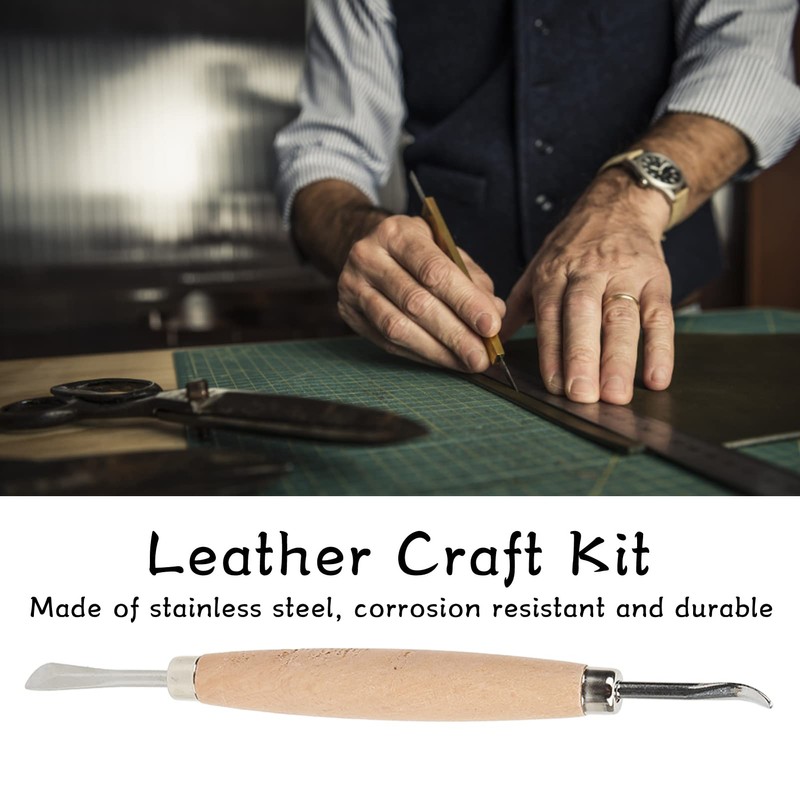 Leathercraft Modeling Carving Tools for Efficient Leather Projects and Crafts